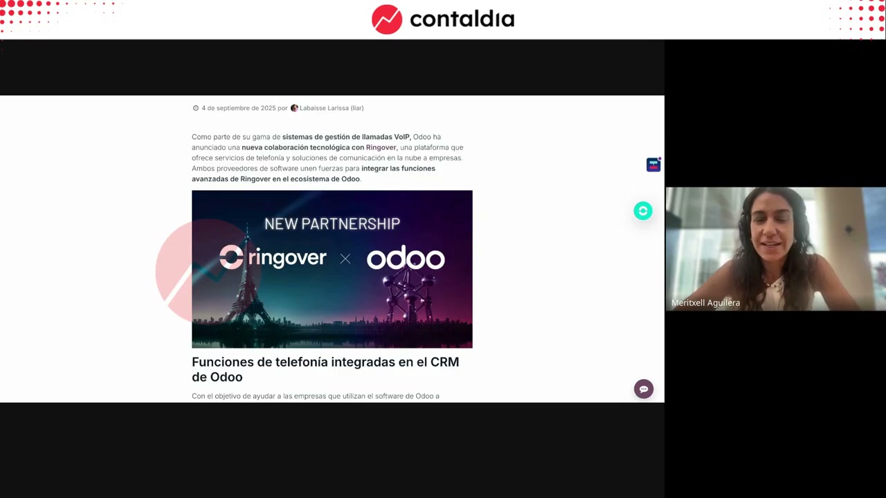 Odoo Ajustes CRM: test gratuito o instalar Ringover