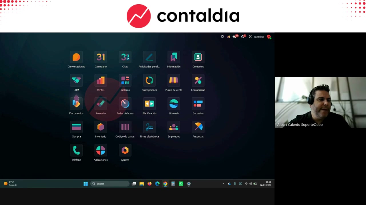 App Vacaciones instalada, icono de sombrilla