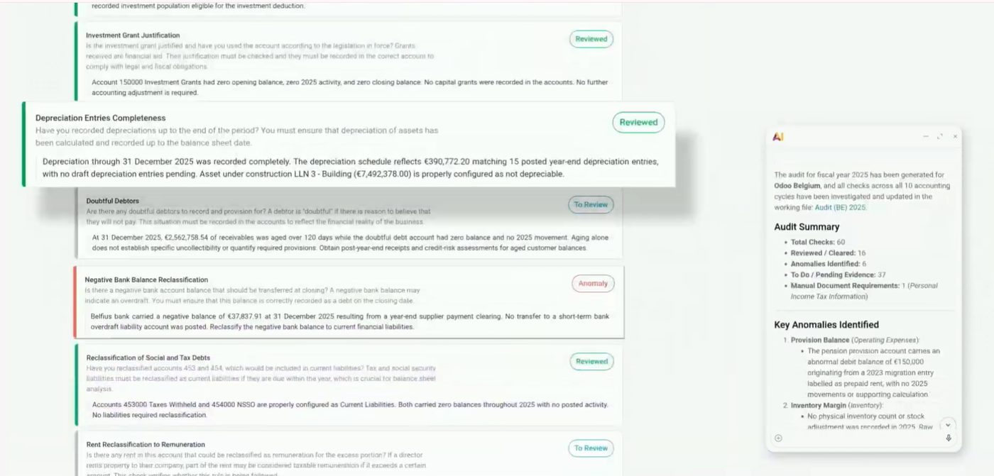 PyG comentado por el asistente de Accounting en Odoo 20