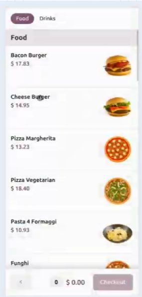 Pedido por QR en mesa tipo quiosco Odoo 20